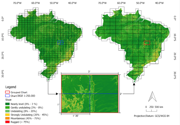 Distribuição dos pontos de coleta amostral para análise de acurácia MapBiomas Brasil