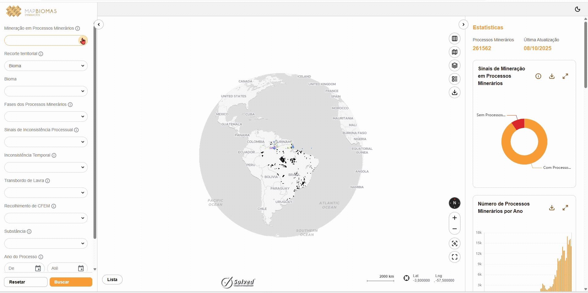 Tutorial de acesso ao Monitor da Mineração na Plataforma MapBiomas