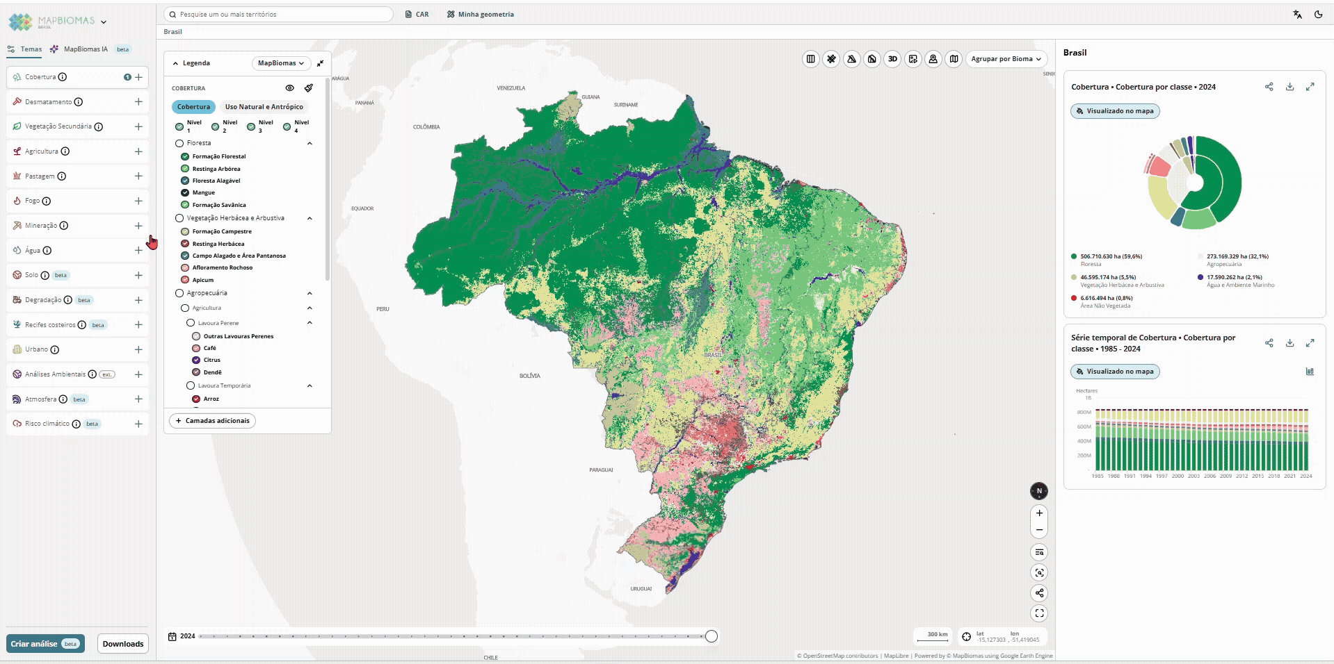 Tutorial de acesso aos dados de urbanização anual na Plataforma MapBiomas